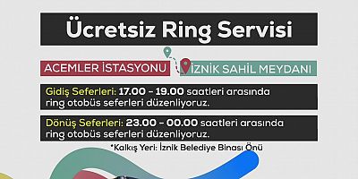 Büyükşehir'den 'Fazıl Say İznik Türküsü’ konserine ulaşım kolaylığı