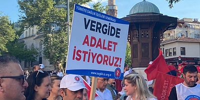 Kamu İşçileri Bursa'da: ''Düşük zam dayatmasına hayır dedi''