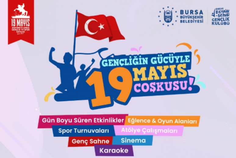 19 Mayıs Bursa'da coşkuyla kutlanacak