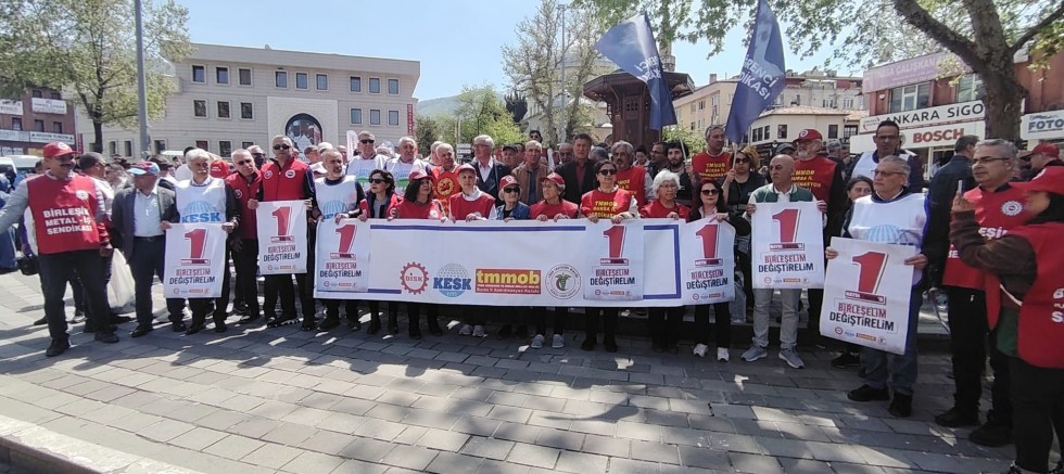 Bursa’da 1 Mayıs çağrısı: “Birleşelim, değiştirelim”
