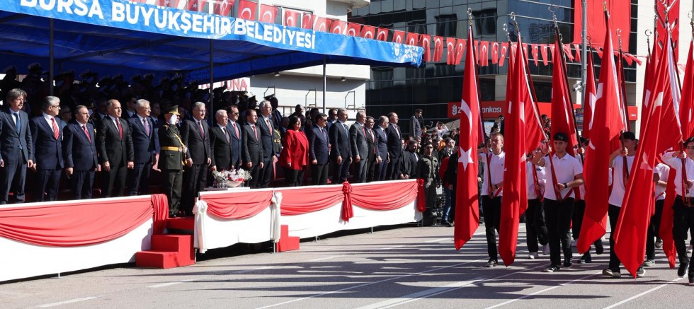 Bursa’da Cumhuriyet Bayramı coşkusu