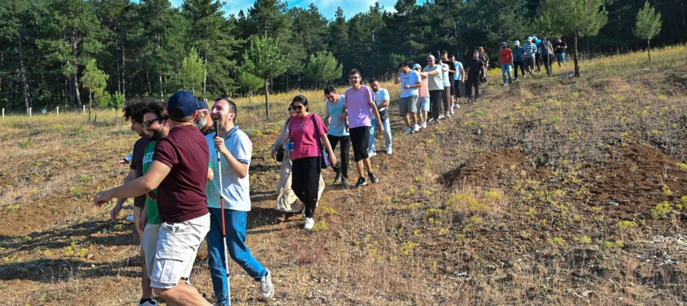 Büyükşehir'in gençlik kampında engeller aşıldı