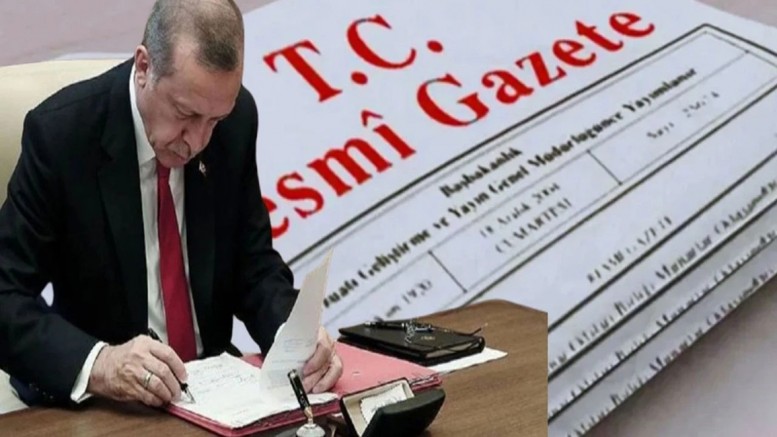 Cumhurbaşkanı Erdoğan'ın imzası ile görevden alma ve atamalar Resmi Gazete'de