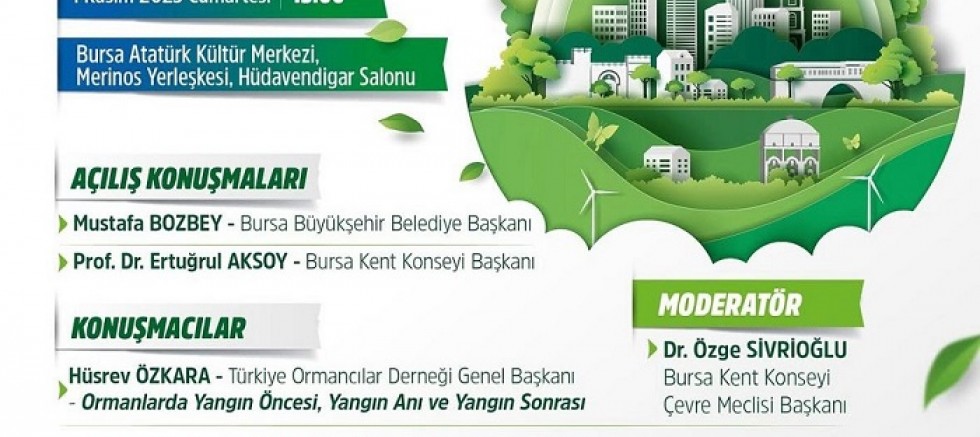 İklim değişikliği Bursa'da masaya yatırılacak