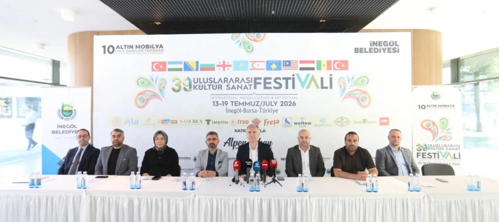 İnegöl’de 39. Uluslararası Kültür Sanat Festivali Başlıyor