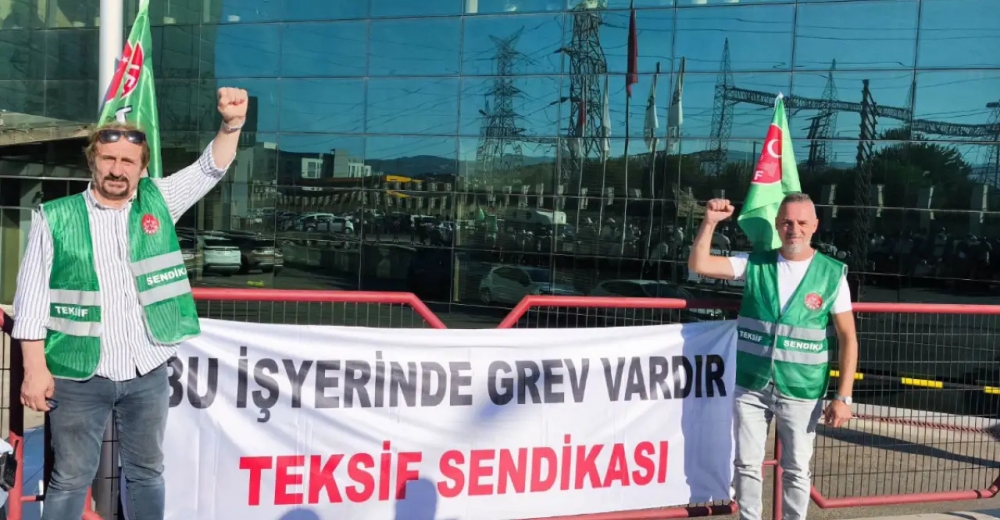 Korteks'te Grev: İşçiler Üretimi Durdurdu