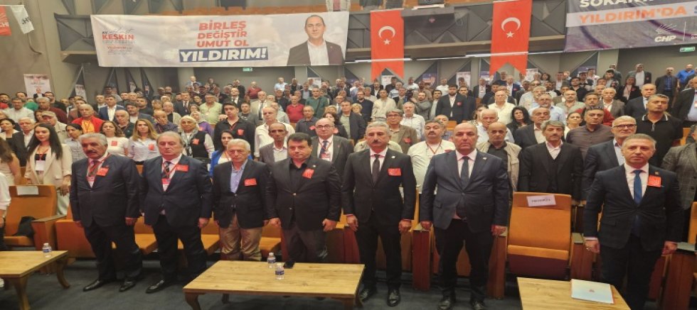 CHP Yıldırım ilçe kongresi oy verme işlemi ile devam ediyor 