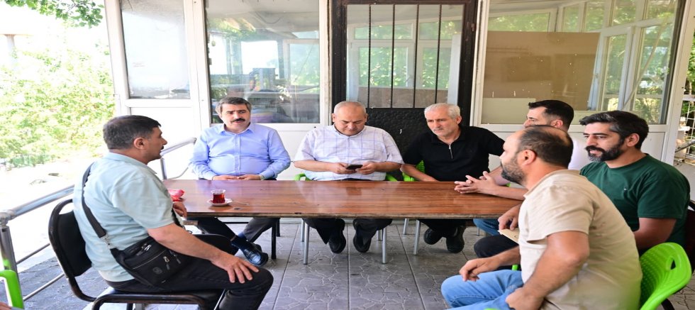 Oktay Yılmaz, Teleferik mahallesi’nde esnafla bir araya geldi