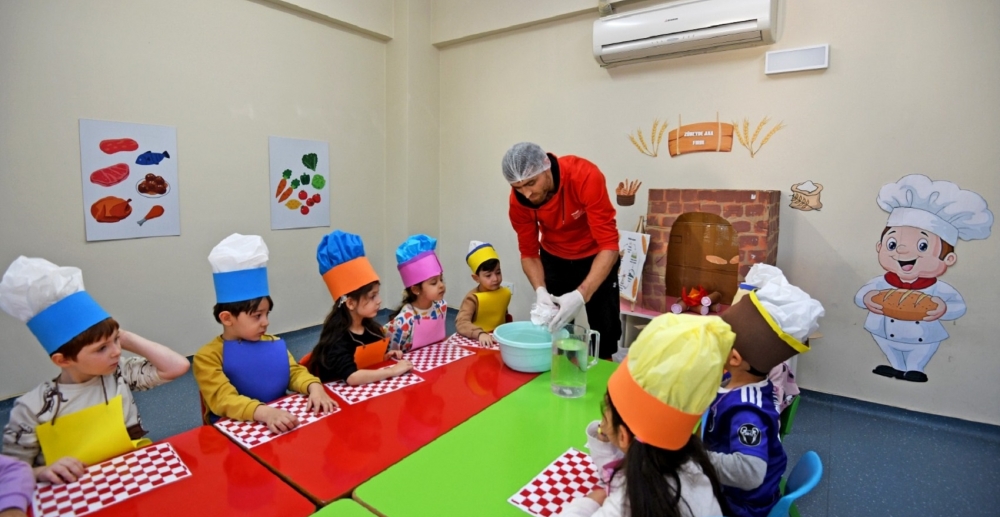 Osmangazi Belediyesi Kreşlerinde Minikler Fırıncılığı Deneyimledi