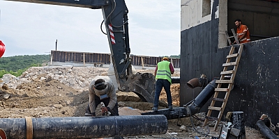 Akçalar'da içme suyu altyapı çalışması