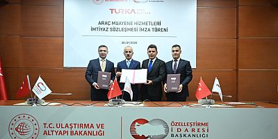 Araç muayene hizmetlerinde yeni dönemin imzaları atıldı
