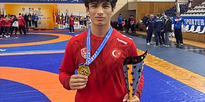 Belediyesporlu güreşçi Balkan şampiyonu oldu