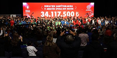Bursa'da amatör spora  destek
