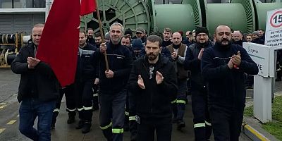 Bursa'da Birleşik Metal-İş üyesi işçiler MESS'in sefalet dayatmasına karşı eylem yaptı