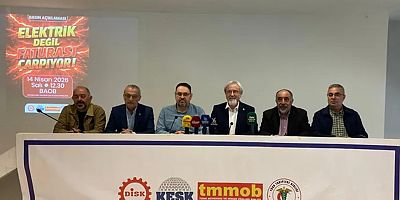Bursa'da emek ve meslek örgütlerinden elektrik zammı tepkisi: ‘Elektrik değil faturası çarpıyor’