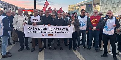 Bursa’da iş cinayetlerine tepki: Çalışırken öldürülmek istemı̇yoruz!