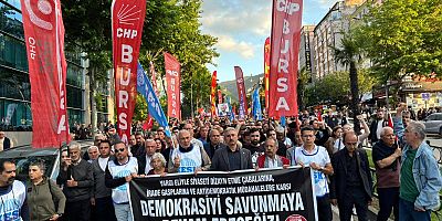 Bursa Emek ve Demokrasi Güçleri:Mutlak butlan kararını protesto etti