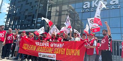 Bursagaz işçileri: İşten atılan arkadaşlarımız geri alınsın, yetki itirazı geri çekilsin