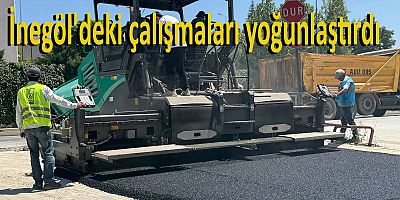Büyükşehir İnegöl'deki çalışmaları yoğunlaştırdı