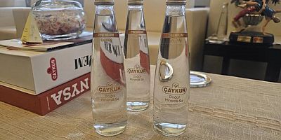 ÇAYKUR cam şişe su satışlarına başladı
