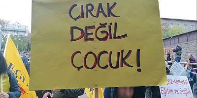 Çocuk işçiye kompresörle işkence