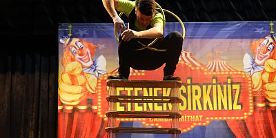 Çocuklar Yetenek Sirkiniz'i Heyecanla İzledi