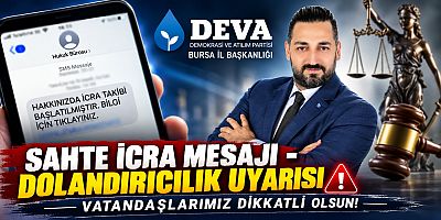 DEVA Partisi Bursa İl Başkanı Öztürk'ten 