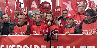 DİSK'in insanca yaşanacak ücret için Ankara'ya başlattığı yürüyüş Bursa'ya ulaştı