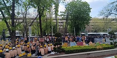 Doruk Madencilik işçilerine biber gazlı müdahale: Polis ablukası sürüyor, sendikacılar gözaltına alındı