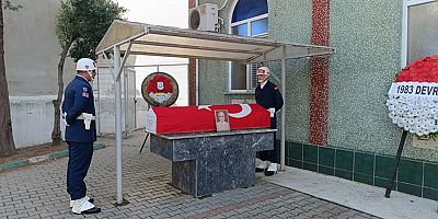 Emekli Binbaşı Özcan Yıldız Askeri Törenle Uğurlandı