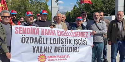 EMEP’ten Bursagaz ve Özdağlı Lojistik direnişine ziyaret