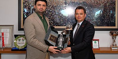 Erkan Aydın’dan Bursaspor’a Tebrik Ziyareti