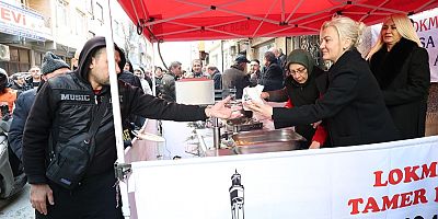 Erkan Aydın’dan Kayınvalidesinin hayrına lokma ikramı