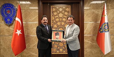 Erkan Aydın’dan yeni İl Emniyet Müdürü Gökçe’ye hayırlı olsun ziyareti