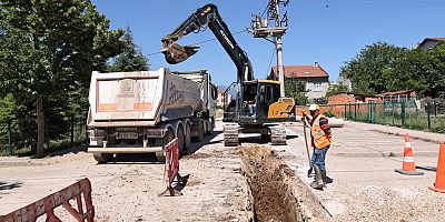 İnegöl'de altyapı çalışması