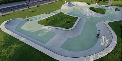 İnegöllü Gençlere Yeni Kaykay Park