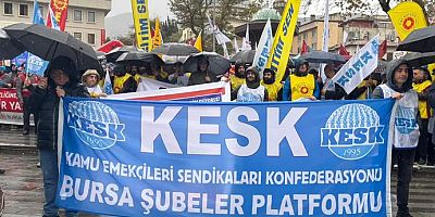 Kamu emekçileri Bursa’da 'Halk için bütçe' diyerek yürüdü