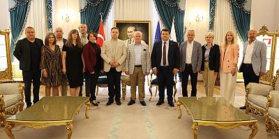 Kardeş şehir Tırnova’dan Mustafa  Bozbey’e ziyaret