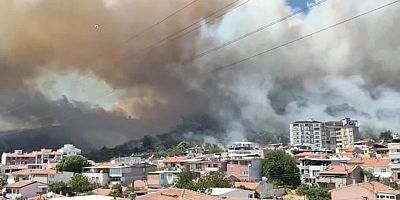 Kazdağları'nın eteklerinde yangın: Evlere kadar yaklaştı