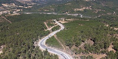 Keles'te yollar yenileniyor