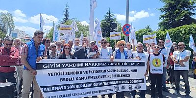 KESK giyim yardımı gasbına tepki gösterdi