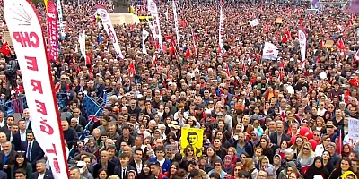 Konya'da Millet İradesine Saygı mitingi başladı.