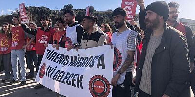 Migros Depo işçileri direnişine devam ediyor