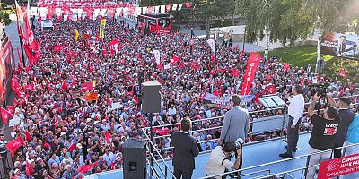 Millet İradesine Sahip Çıkıyor mitingi Sivas'ta: On binler meydanda