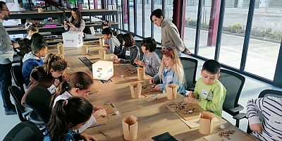 Nilüfer’de çocuklar sanatla iç içe