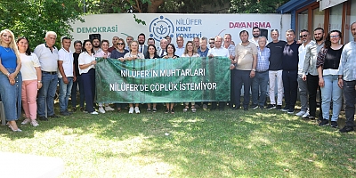 Nilüfer'de katı atık tesisine karşı tek ses: “Çöplük istemiyoruz”