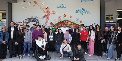 Nilüfer’de renkli dayanışma: Sanat ve sevgi panosu