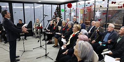 Nilüfer’de yaşlılar yeni yılı coşkuyla karşıladı