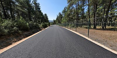 Orhaneli’de 1,5 kilometrelik bağlantı yolu yenileniyor