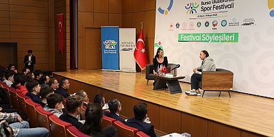 Orhun Ene, Bursa Uluslararası Spor Festivali’nin konuğu oldu